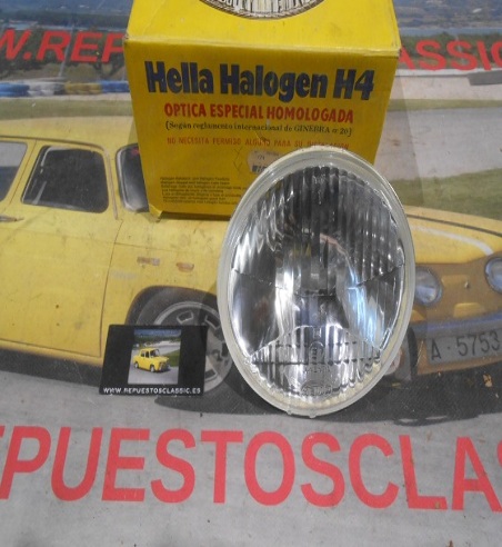 1F3002425-01 PH4N2 Faro delantero NOS HELLA Halógeno H1 Opel Manta A de 5 3/4" (años 60 y 70)
