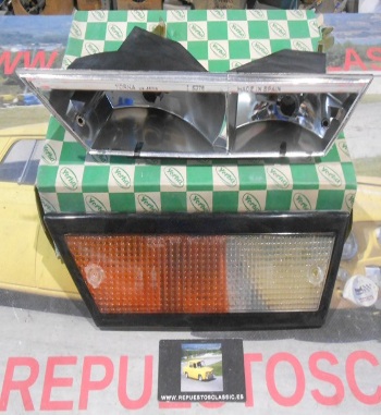 IC255 P5 PILOTO DELANTERO IZQUIERDO YORKA CITROEN GSA BICOLOR MARCO NEGRO