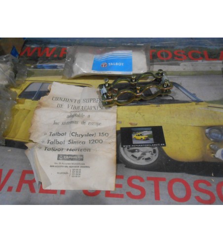 CONJUNTO SUPRESOR VIBRACIONES ESCAPE SIMCA 1200, TALBOT 150, HOR