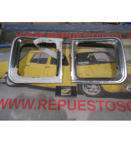 BI63* JUEGO BISELES FAROS RENAULT 6 2ª SERIE GRIS