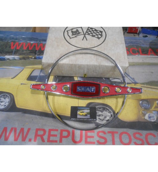 MOS70* ARO PULSADOR VOLANTE EMBELLECEDOR SEAT 124, 1430 ANTIGUO STOCK