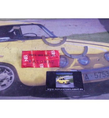 CAS137 JUEGO CASQUILLOS AXIALES STD SIMCA 1000, 1200 MOTOR 349