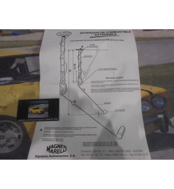 9745 JAEGER AFORADOR UNIVERSAL REGULABLE 12V, ALTURA MAX. 335mm, VARIL