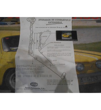 20953 JAEGER AFORADOR UNIVERSAL REGULABLE CON INDICADOR DE RESERVA 12V