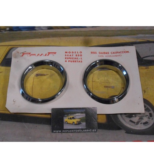 RR135 JUEGO EMBELLECEDORES AIREADORES SEAT 850 ESPECIAL Y LUJO