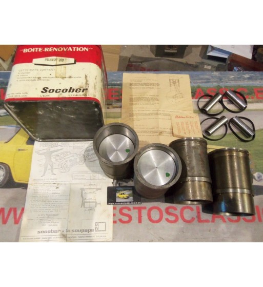 157 EQUIPO MOTOR PEUGEOT 203 PREPARACIÓN ÉPOCA 1500 cc 80 mm