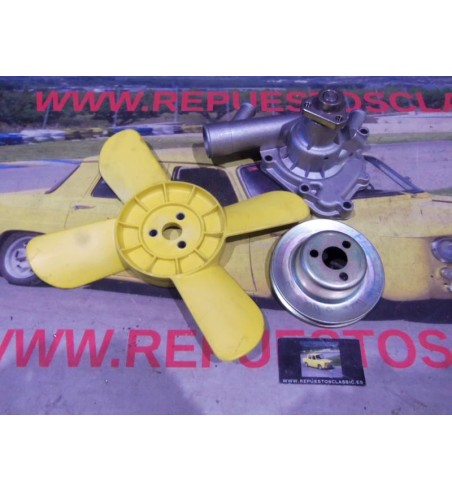 BA022H KIT BOMBA DE AGUA POLEA Y HELICE SEAT 1500 GASOLINA