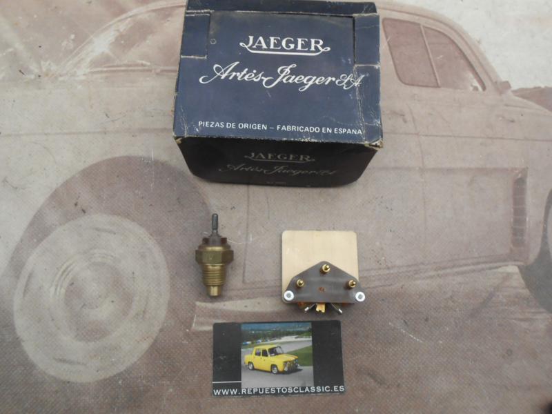 CK508 KIT CONJUNTO RELOJ INDICADOR TEMPERATURA Y TERMORRESISTENCIA SIMCA 1000 , JAEGER 2291