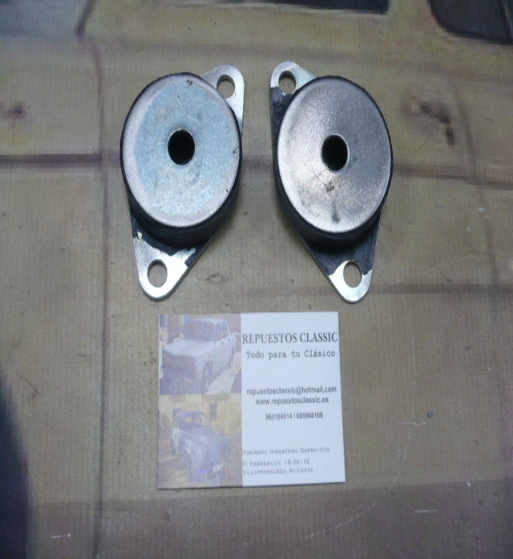 RC3854 SOPORTES CENTRALES CAJA RENAULT 8, 10, ALPINE A110, DAUPHINE, GORDINI