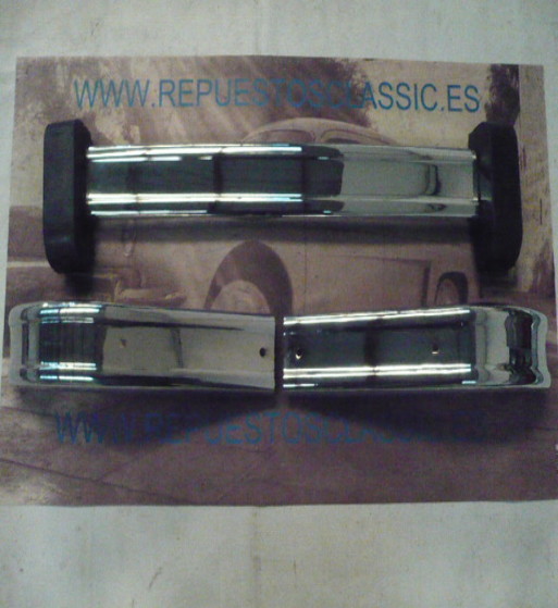 PAR85* PARAGOLPES TRASERO COMPLETO RENAULT 4 SUPER CENTRO DE 72 CM