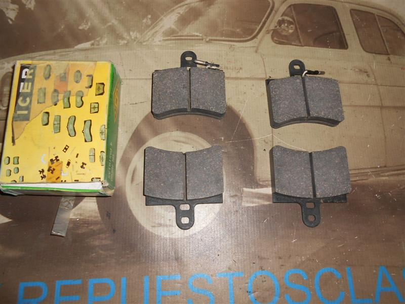 P028 PASTILLAS DE FRENO DELANTERAS SIMCA 1200