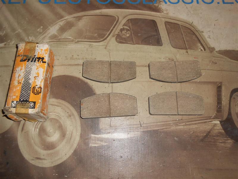 P006 PASTILLAS DE FRENO DELANTERAS SEAT 850 COUPE, SPORT 1ª SERIE