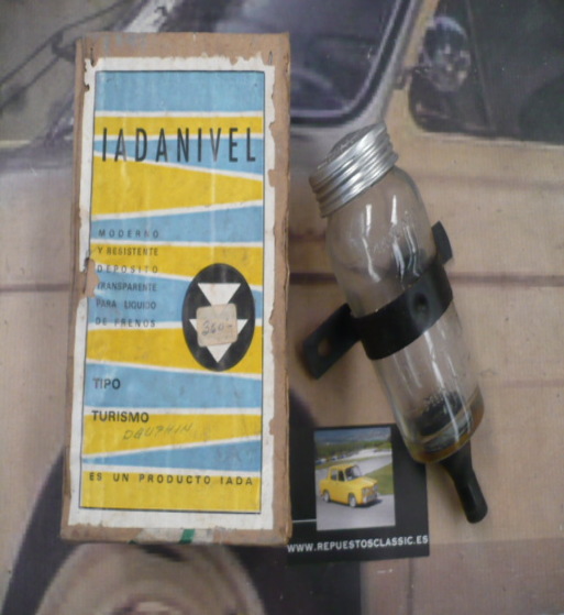 DEPOSITO CRISTAL LIQUIDO FRENOS RENAULT 4CV, 4, 8, 10, DAUPHINE