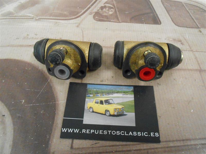 V2293 JUEGO BOMBINES DE FRENO TRASEROS CITROEN 2CV MEDIDA 19 mm