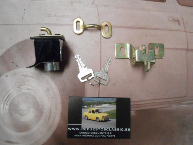 CM18 CONJUNTO CERRADURA TAPA MOTOR CON LLAVES SEAT 850