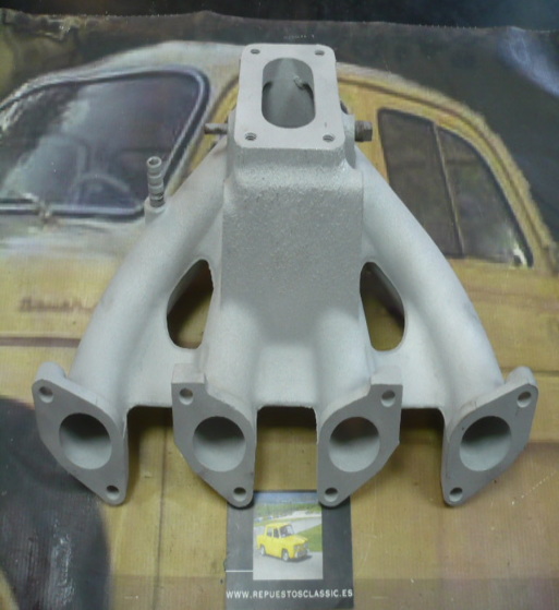 DA08 COLECTOR ADMISION RENAULT 5 ALPINE. ARENADO, LISTO PARA PINTAR O PULIR
