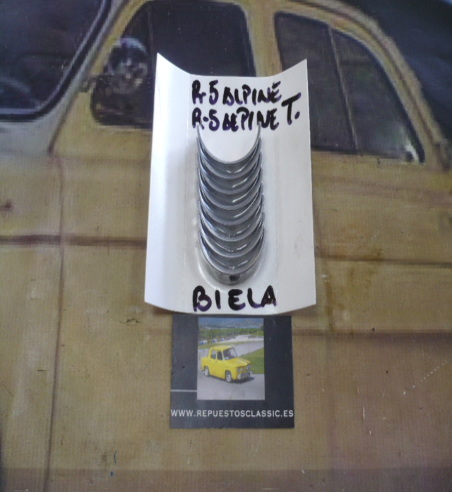 DA24 JUEGO CASQUILLOS BIELA, BANCADA Y AXIALES STANDAR RENAULT 5 ALPINE, TURBO Y OTROS