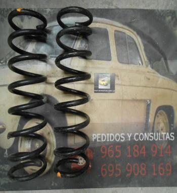 SEA18 P1 PAREJA MUELLES DELANTEROS SEAT 124, 1430, ESPECIAL Y COUPE 370x115x12.5x9
