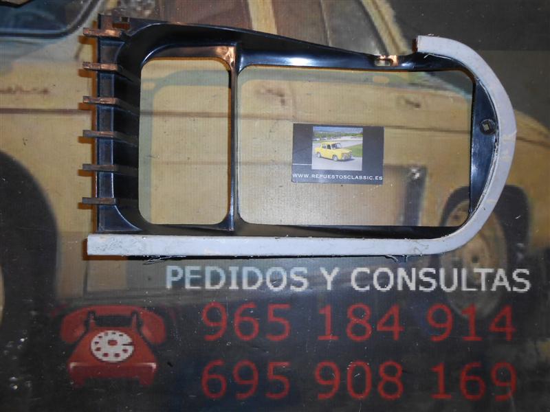 BI12 BI13 JUEGO CERQUILLO BISEL FARO RENAULT 12 SUPER CON CROMADO