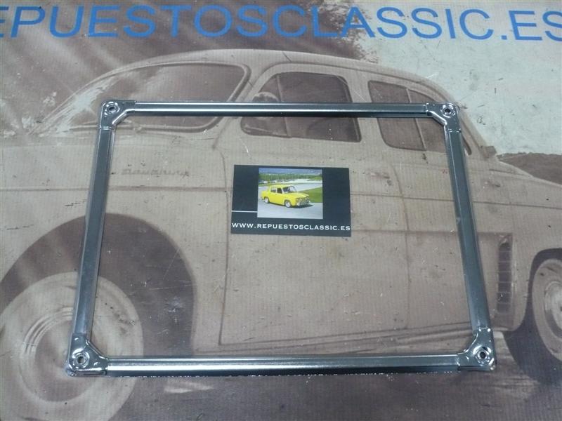 FI3089/4 MARCO CROMADO MATRICULA SEAT 600, 850 Y OTROS