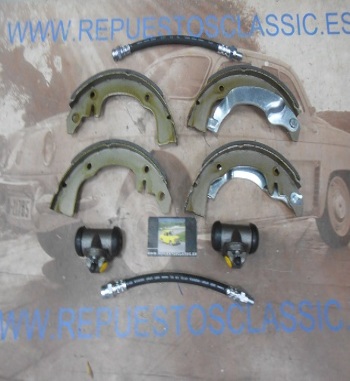 KTVZHR819 KIT FRENOS TRASEROS RENAULT DAUPHINE, ONDINE, GORDINI, ALPINE A108 228X30 BOMBINES 19 MM
