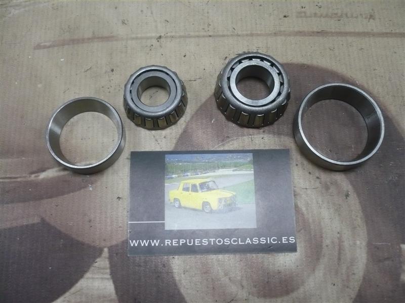 KR27 KIT RODAMIENTO RUEDA DELANTERA RENAULT 4CV, DAUPHINE, GORDINI