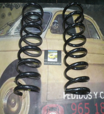 SEA48 PAREJA MUELLES DELANTEROS SEAT 1200 SPORT, REFORZADOS SEAT 127 352x122x11.8x7.5