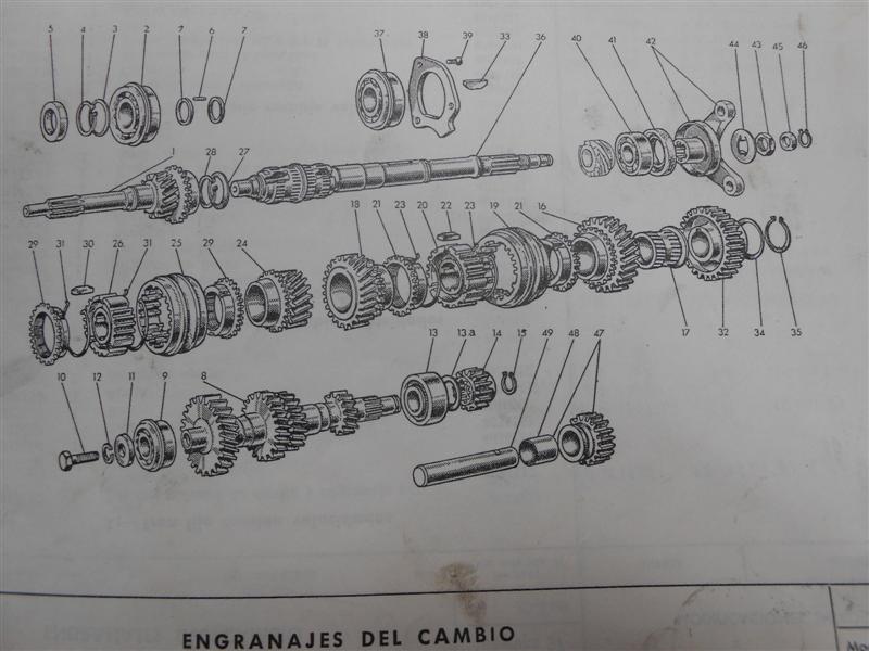 CC24 FIG. 24 PIÑON SINCRONIZADO II VELOCIDAD 27 DIENTES SEAT 124, 1430 COMPLETO CON MUELLE Y SINCRO
