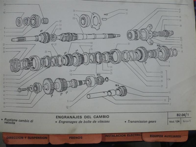 CC59 FIG.26 MUELLE DE SINCRONIZADO SEAT 124, 1430, 131, 132