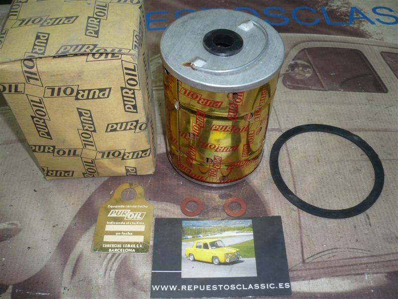 F053 FILTRO ACEITE CARTUCHO SEAT 600 N