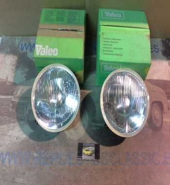 029460 P1 JUEGO OPTICAS FAROS VALEO H4 VOLKSWAGEN GOLF MKI