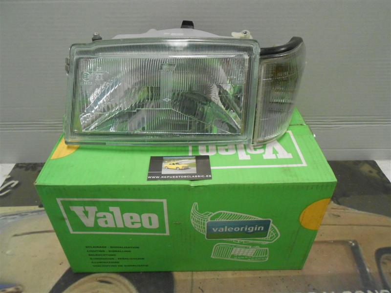 IFi08 P1/P5+PV4N2 FARO IZQUIERDO FIAT UNO 89-> PILOTO INTERMITENTE BLANCO, VALEO 084324, FOCO EUROPEO R2