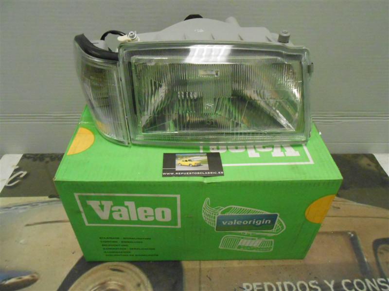 084326 P3 FARO VALEO DELANTERO DERECHO FIAT UNO 89 --> H4 PILOTO BLANCO