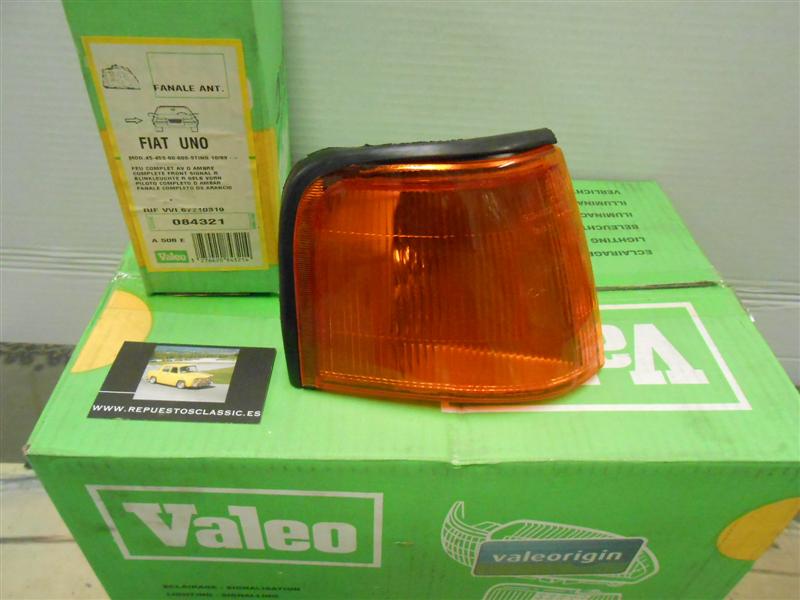084321 P3 PILOTO VALEO DELANTERO DERECHO FIAT UNO 89 --> AMBAR