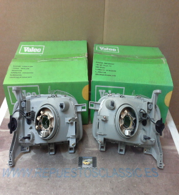 INI21JUEGO FAROS H4 NISSAN MICRA 92->, VALEO 085716/085717 (REGULACION MANUAL)