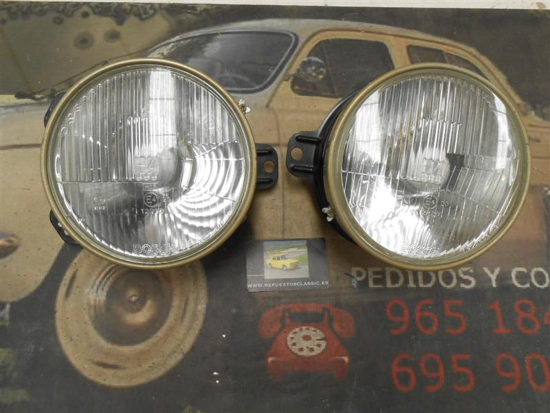 BMW E21 PAREJA DE FAROS BMW E21 MODELO MONOFARO