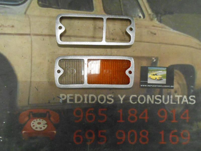 BI121 JUEGO BISEL PROTECTOR PILOTOS DELANTEROS SEAT 127