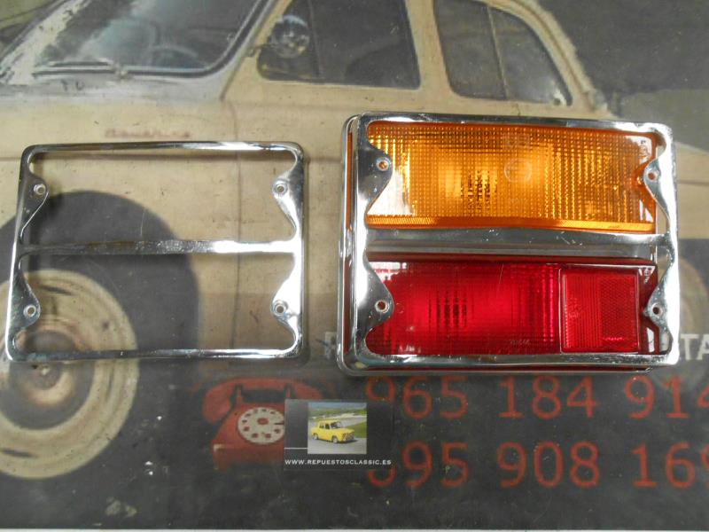 BI126 JUEGO BISEL PROTECTOR PILOTOS TRASEROS SEAT 124