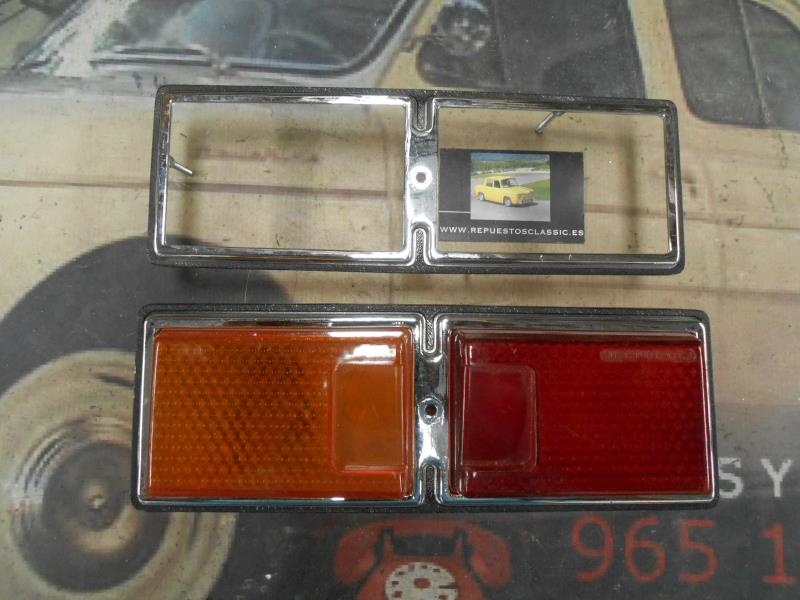 BI131 JUEGO BISEL PROTECTOR PILOTOS TRASEROS SEAT 1430 1ª SERIE