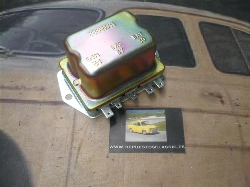 GRK12-11 REGULADOR ALTERNADOR FEMSA SEAT 127, 850 ESPECIAL, COUPE, SPORT, SPYDER ALTERNADOR ALD12-13, ALD 12-2, ALD12-20