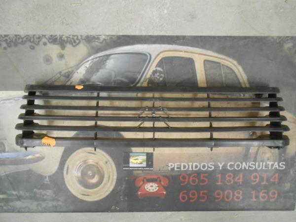 RJ67N P1 REJILLA DELANTERA CITROEN VISA NEGRA SIN ANAGRAMA