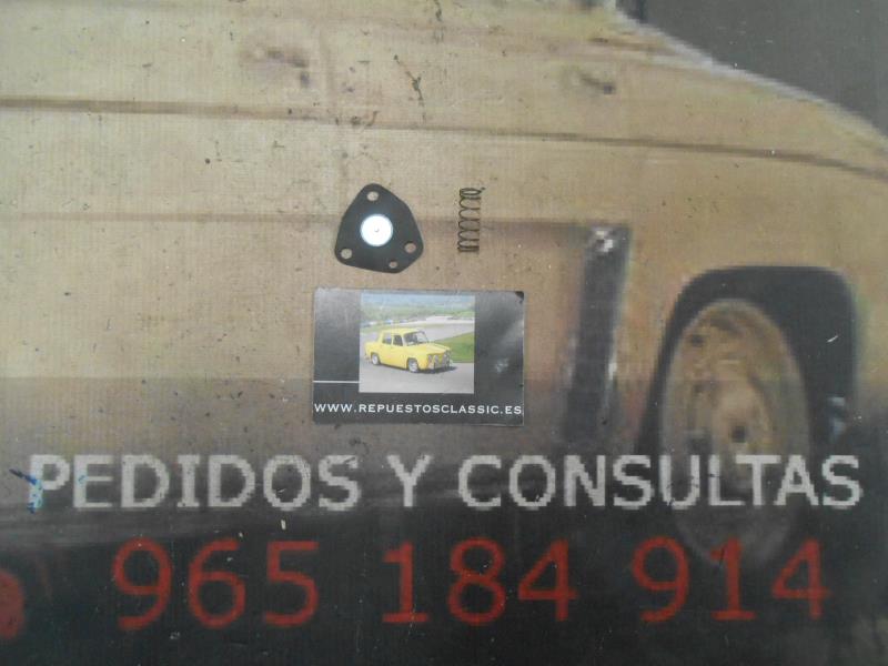 M01 MEMBRANA CARBURADOR ZENITH IF VARIOS MODELOS INCLUYE MUELLE