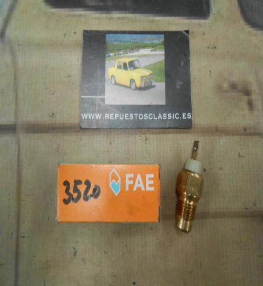 3520 TERMOCONTACTO TEMPERATURA PEUGEOT 604 V6, RENAULT SUPERCINCO, 9, 11, 18, EXPRESS, TRAFIC ROSCA 14 X 1.25 CONECTA 115º