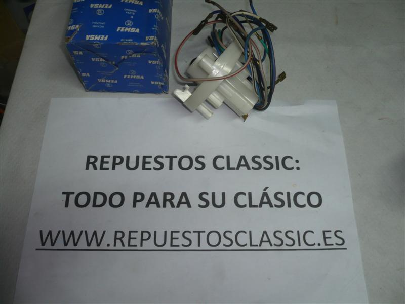 BASE COMPLETA MANDO DE LUCES SEAT 850, COUPÉ, (CLE 2-1, 4, 2)