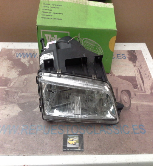 082785P6 FARO DELANTERO DERECHO VALEO PEUGEOT 405 87->96 H4, REGULACION HIDRAULICA