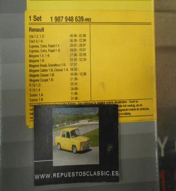 1987948639 KIT DISTRIBUCION BOSCH PARA RENAULT 1.2i , 1.4i , 1.6i