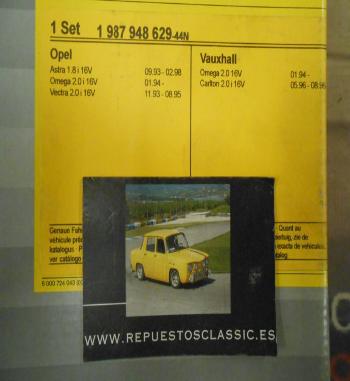 1987948629 KIT DISTRIBUCION BOSCH PARA DAEWOO - OPEL - VAUXHALL 1.8i , 2.0i , 1.8i 16v , 2.0i 16v