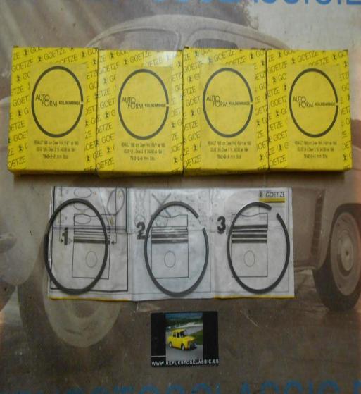 SEG32 JUEGO SEGMENTOS 4 PISTONES 87mm MERCEDES 200/220/206/306D