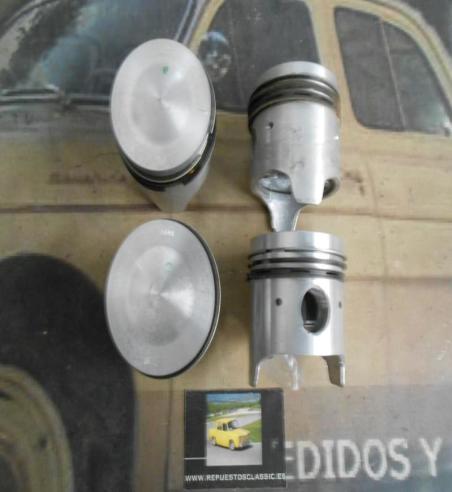26 JUEGO PISTONES CON SEGMENTOS 77,60 mm SOBREMEDIDA SEAT 1500