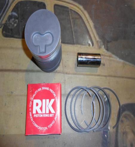 PISTON 74 mm SAVA J4 MOTOR 1498 cc CON SEGMENTOS Y BULON